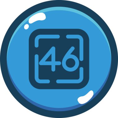 47 saatlik servis vektör simgesi tasarımı