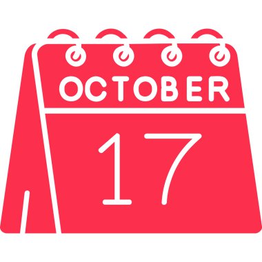 17 Ekim takvim simgesi