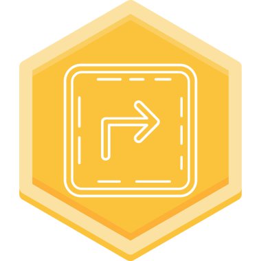 ok simgesinin vektör illüstrasyonu