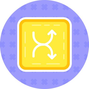 Oklar. Web simgesi basit illüstrasyon