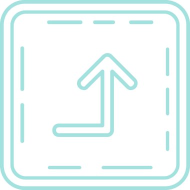 Kutsal kişilerin resmi, vektör çizim yukarı yön ok