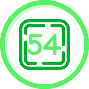 545 simgesi, vektör illüstrasyonu