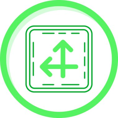 ok simgesinin vektör illüstrasyonu