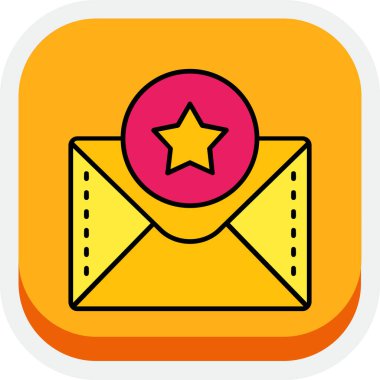 Zarf harf vektör simgesi kolayca düzenleyebilir ya da değiştirebilir