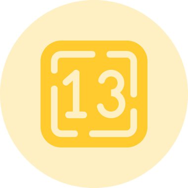 Bir takvimin vektör illüstrasyonu