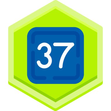 8 numaralı simge, vektör illüstrasyonu