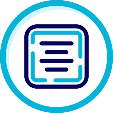 Modern simgenin vektör illüstrasyonu