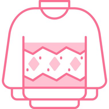 giysi web simgesi basit vektör illüstrasyonu