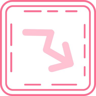 ok simgesi vektör illüstrasyonu