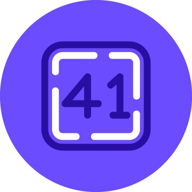 4 4 artı modern simge, vektör illüstrasyonu