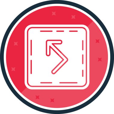 ok simgesinin vektör illüstrasyonu