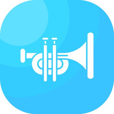 trompet simge vektör çizim