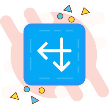 ok simgesi vektör illüstrasyonu