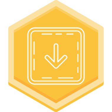 ok simgesinin vektör illüstrasyonu