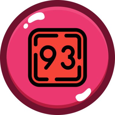 Bilardo topu web simgesi, illüstrasyon vektörü