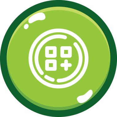 Casino çip kutsal kişilerin resmi, vektör çizim