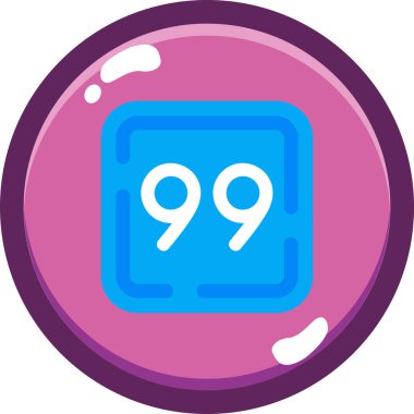 998 modern simge, vektör illüstrasyonu