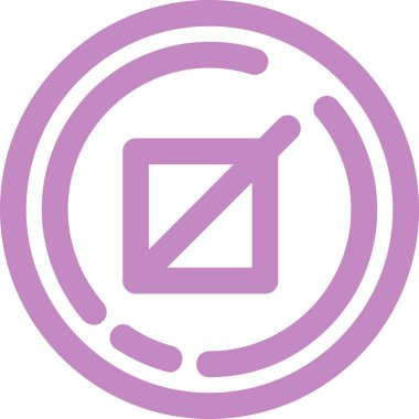 kamera deklanşör simgesi, basit vektör illüstrasyonu