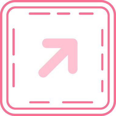 ok yukarı vektör simgesi - taslak biçimi