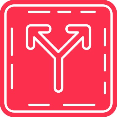 Tek bir simgenin vektör illüstrasyonu