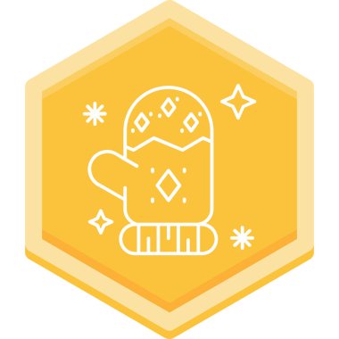 Yılbaşı ağacı simgesinin vektör illüstrasyonu