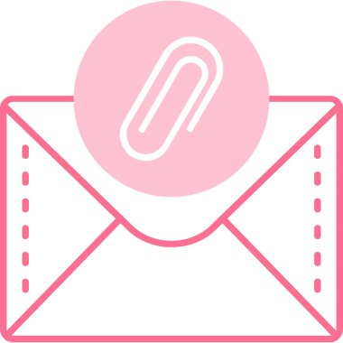 E- posta simgesinin vektör illüstrasyonu