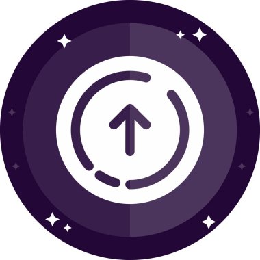 ok Ağı simgesi basit illüstrasyon