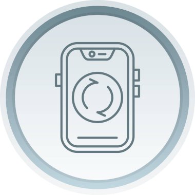 akıllı saat simge vektör illüstrasyonu