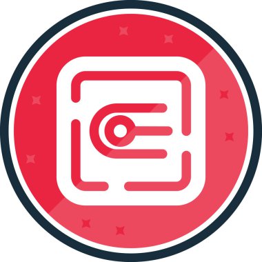 Bir yıldız simgesinin vektör illüstrasyonu