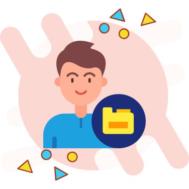 Para ve kredi kartı vektör illüstrasyon tasarımına sahip iş adamı