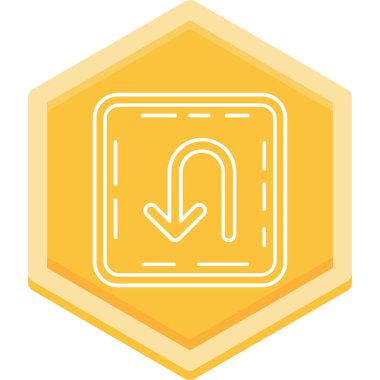 Eğilim biçimi izole edilmiş arkaplanda ok simgesi