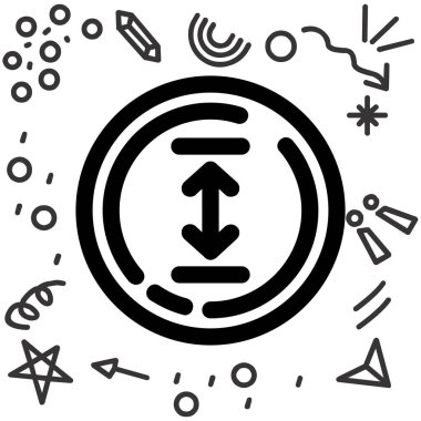 hedef simge, vektör illüstrasyonu