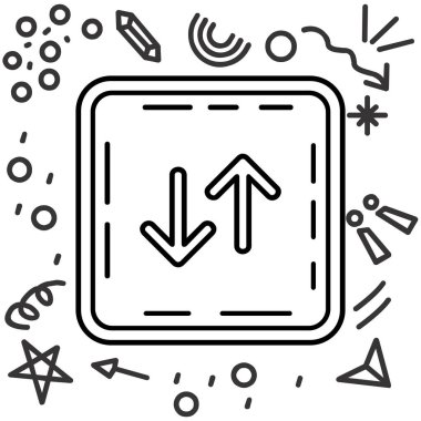 Ok simgesi tasarım vektörü