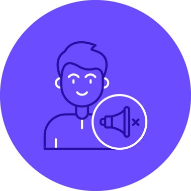 man simgesi, vektör illüstrasyonu basit tasarım