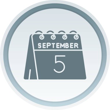 Takvim simgesinin vektör illüstrasyonu