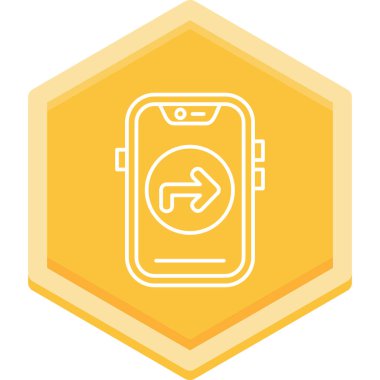 cep telefonu simgesi. vektör illüstrasyonu