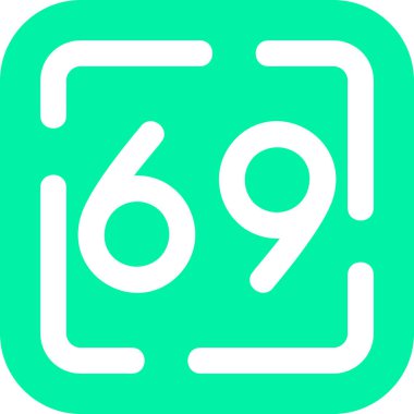 9 numaralı işaret simgesinin vektör illüstrasyonu