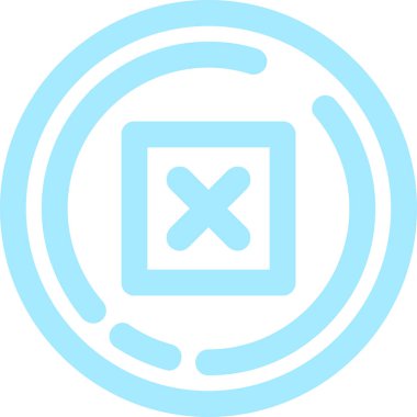 çapraz simgenin vektör illüstrasyonu