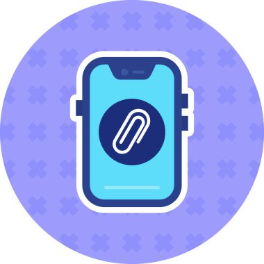 Smartphone Simgesi, vektör illüstrasyonu