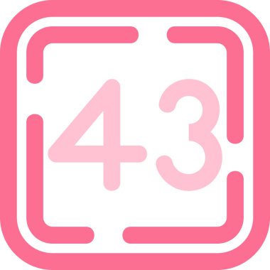 Saat simgesi vektör illüstrasyonu