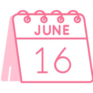 Takvim simgesi. vektör illüstrasyonu