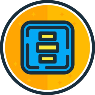 Bir b simgesinin vektör illüstrasyonu