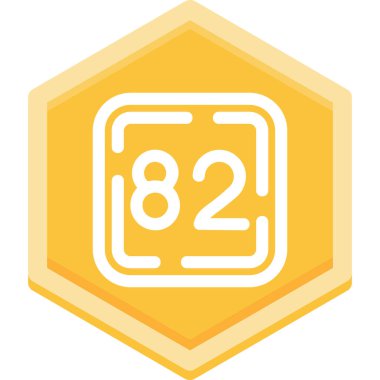 8 numaralı simge vektör illüstrasyonu