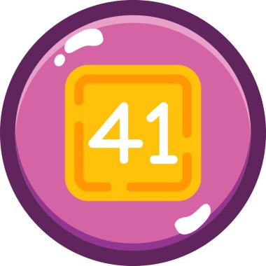 4 numaralı simge, çizgi film biçimi