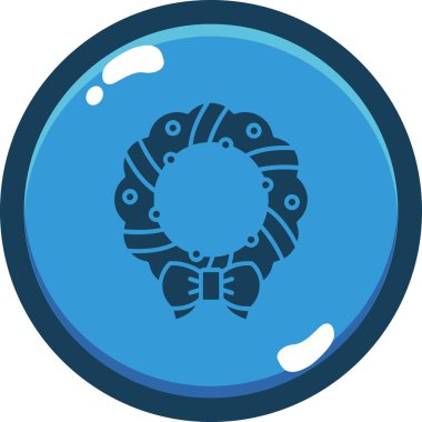 Bir noel balosunun karikatür arkaplanının vektör çizimi