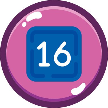 Takvim. Web simgesi basit illüstrasyon