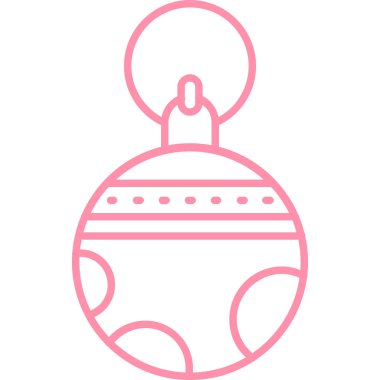 Top simgesinin vektör illüstrasyonu