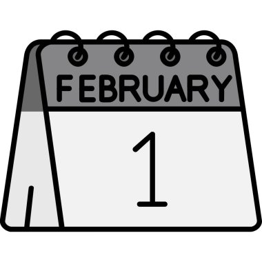 Takvim simgesi vektör illüstrasyonu