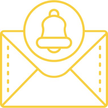 Posta simgesinin vektör illüstrasyonu