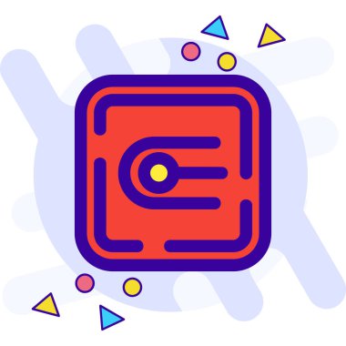 Renk web vektör simgesi